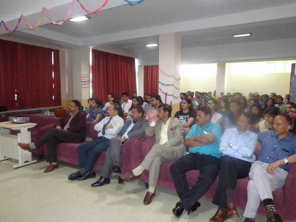 Himachal Pradesh University Business School Shimla Induction Session photo 5