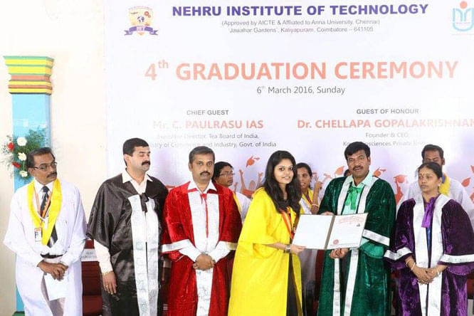 Nehru Institute of Technology Coimbatore Graduation Day photo 3