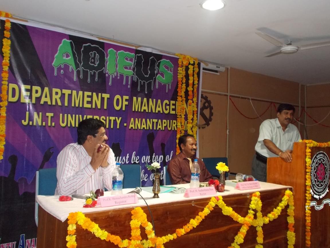 JNTUA, Department of Management Studies Anantapur Events photo 13