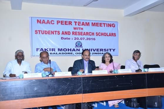 Fakir Mohan University Balasore Naac Team Visit photo 11
