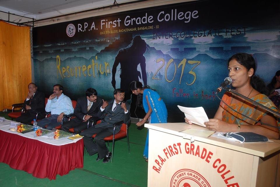 RPA First Grade College Bangalore Extra Curriculars photo 1
