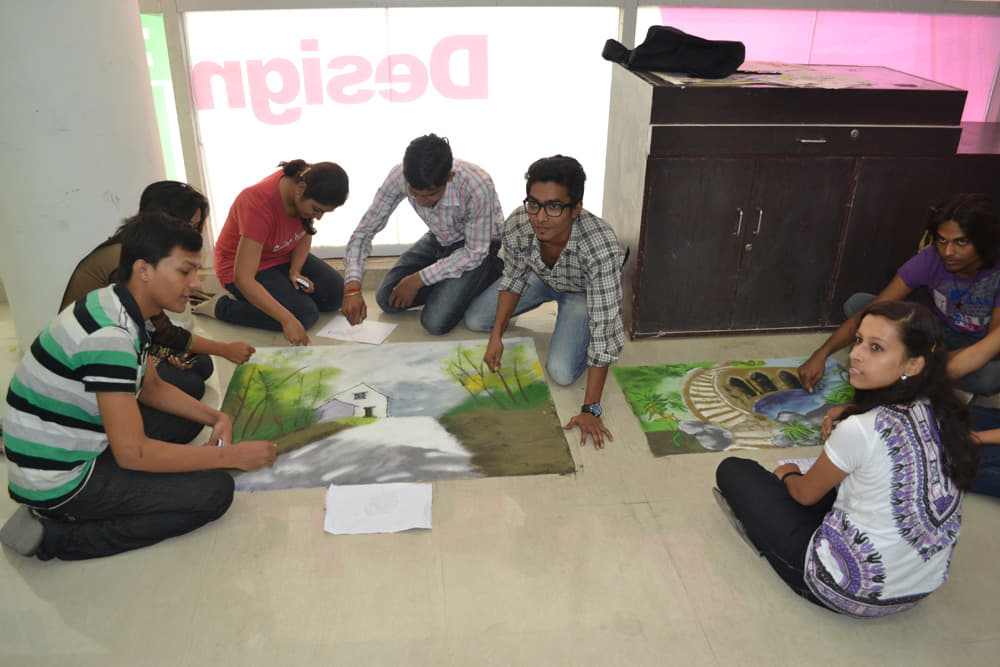 Virtual Voyage College of Design, Media, Art and Management Indore Creative Minds at Work photo 1