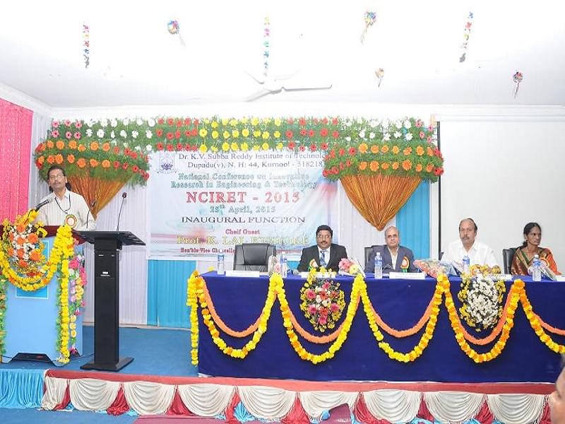 Dr. K. V. Subba Reddy Institute of Technology Kurnool Events photo 9