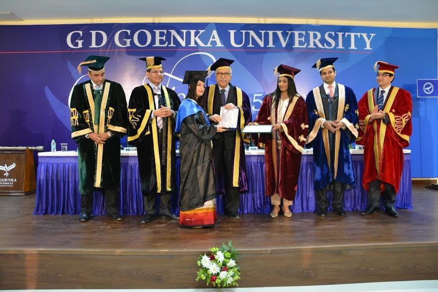 G D Goenka University, School of Engineering Gurgaon Convocation photo 2