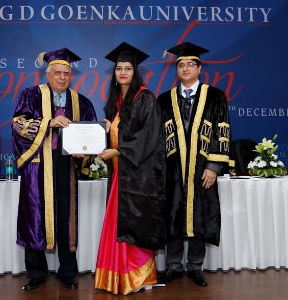 G D Goenka University, School of Engineering Gurgaon Convocation photo 3
