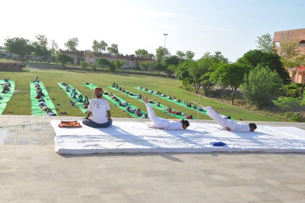 Tantia University Sriganganagar International Yoga Day photo 7