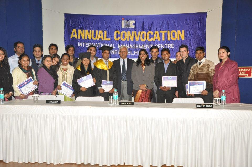 International Management Centre New Delhi Convocation photo 2
