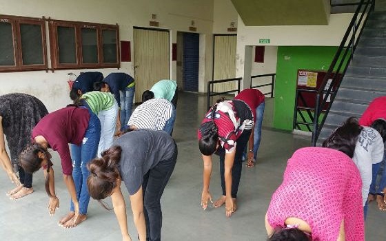 LJ Institute of Integrated MBA Ahmedabad International Yoga Day photo 1