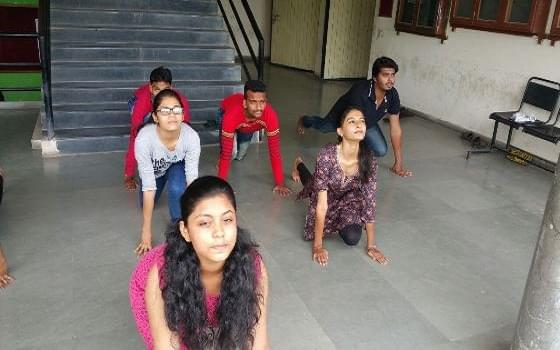 L J Institute of Business Administration Ahmedabad International Yoga Day photo 2