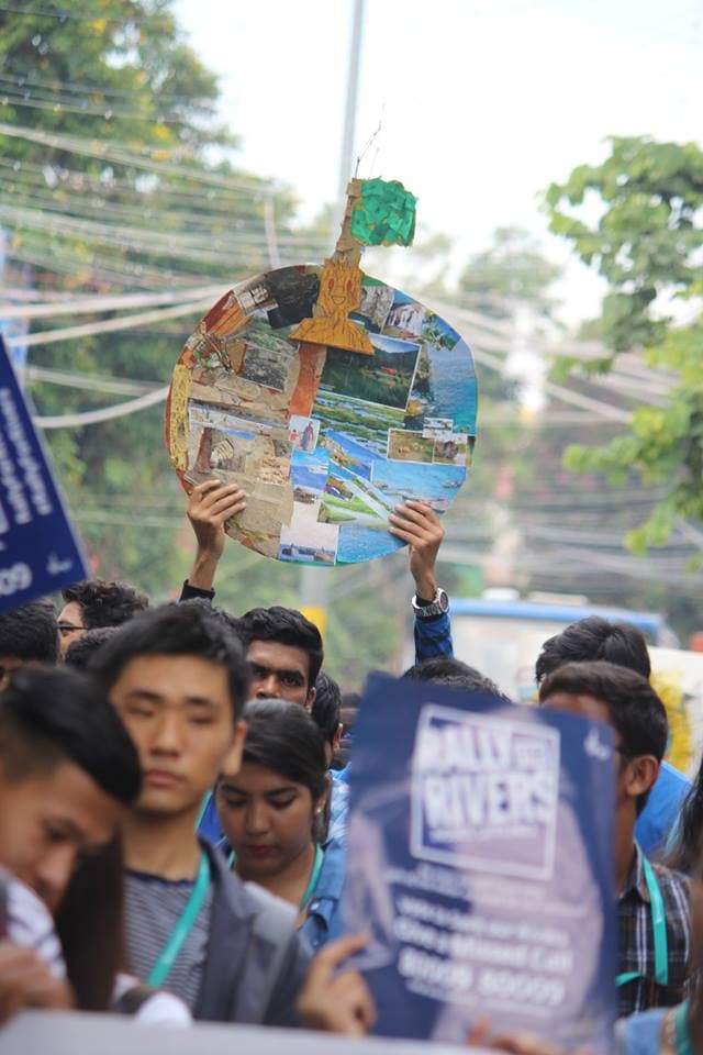 School of Research and Innovation, CMR University Bangalore Silent March Campaign photo 2