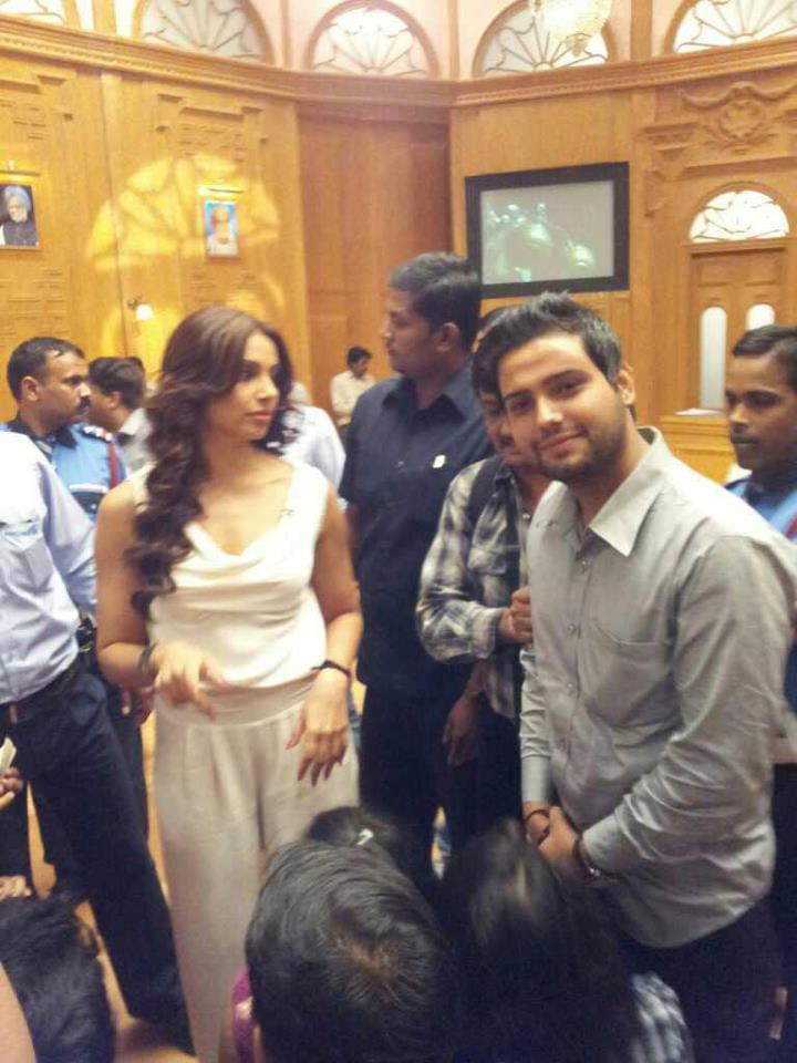 NRAI School of Mass Communication New Delhi Students with Celebrities photo 14