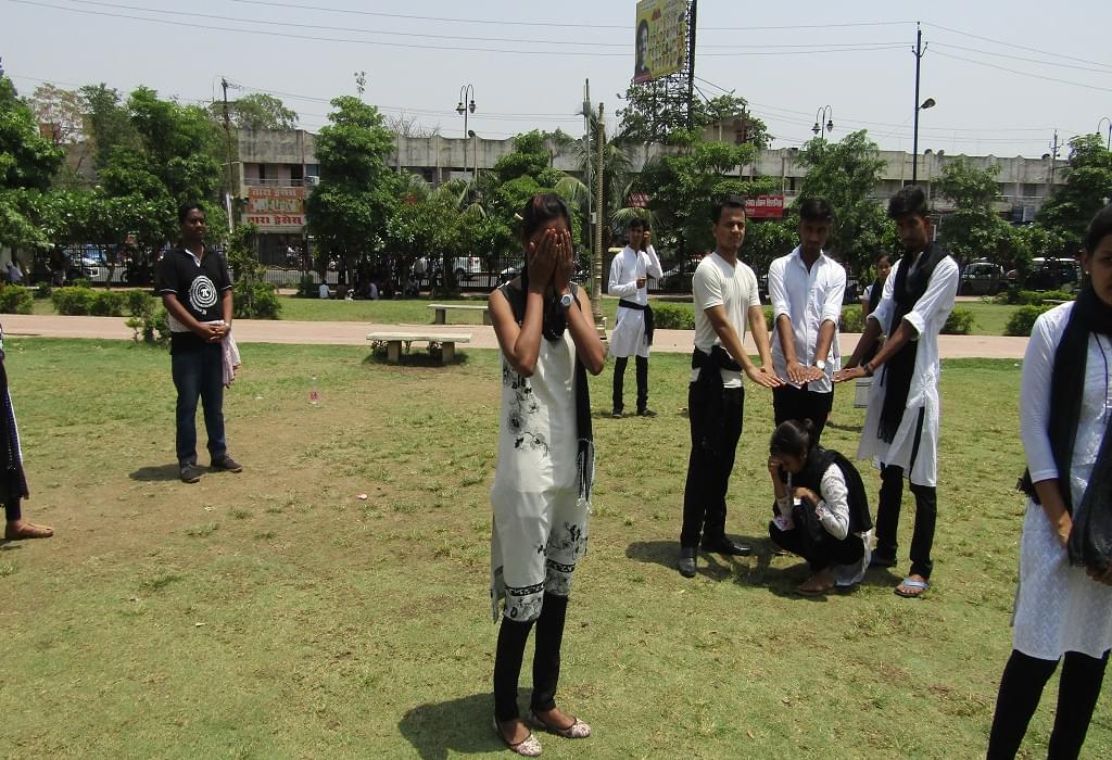 MATS University Raipur Nukkad Natak on women safety photo 2