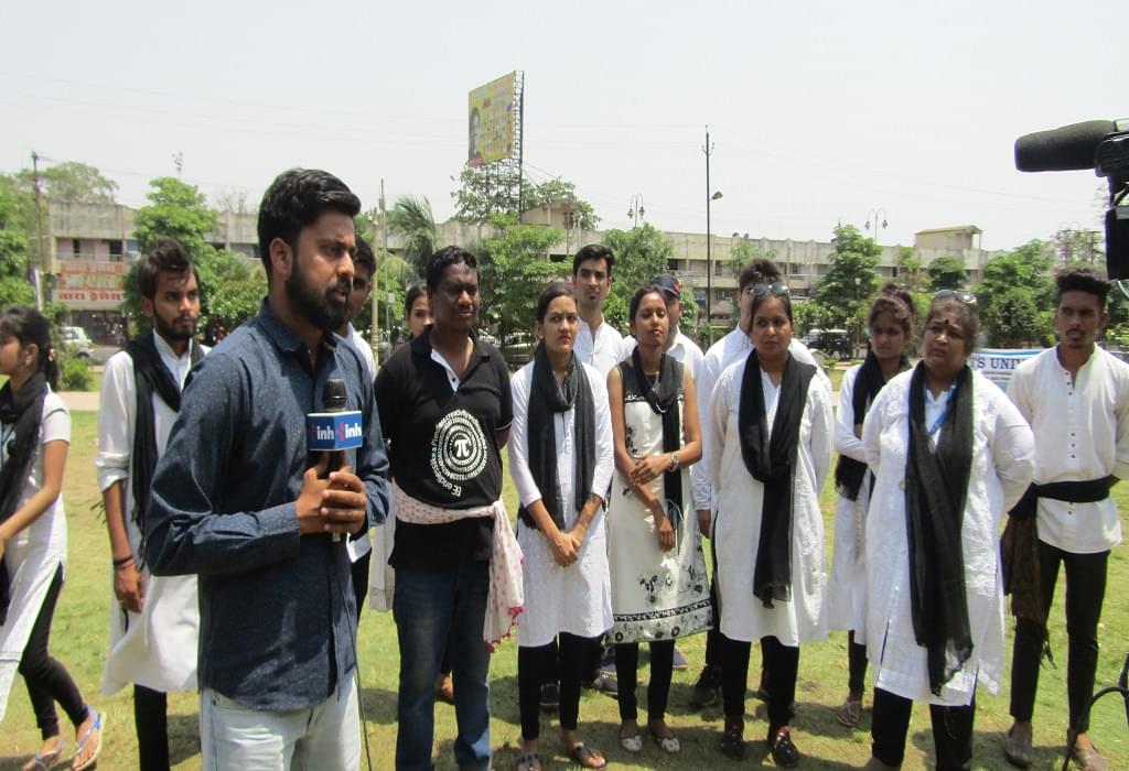 MATS University Raipur Nukkad Natak on women safety photo 5