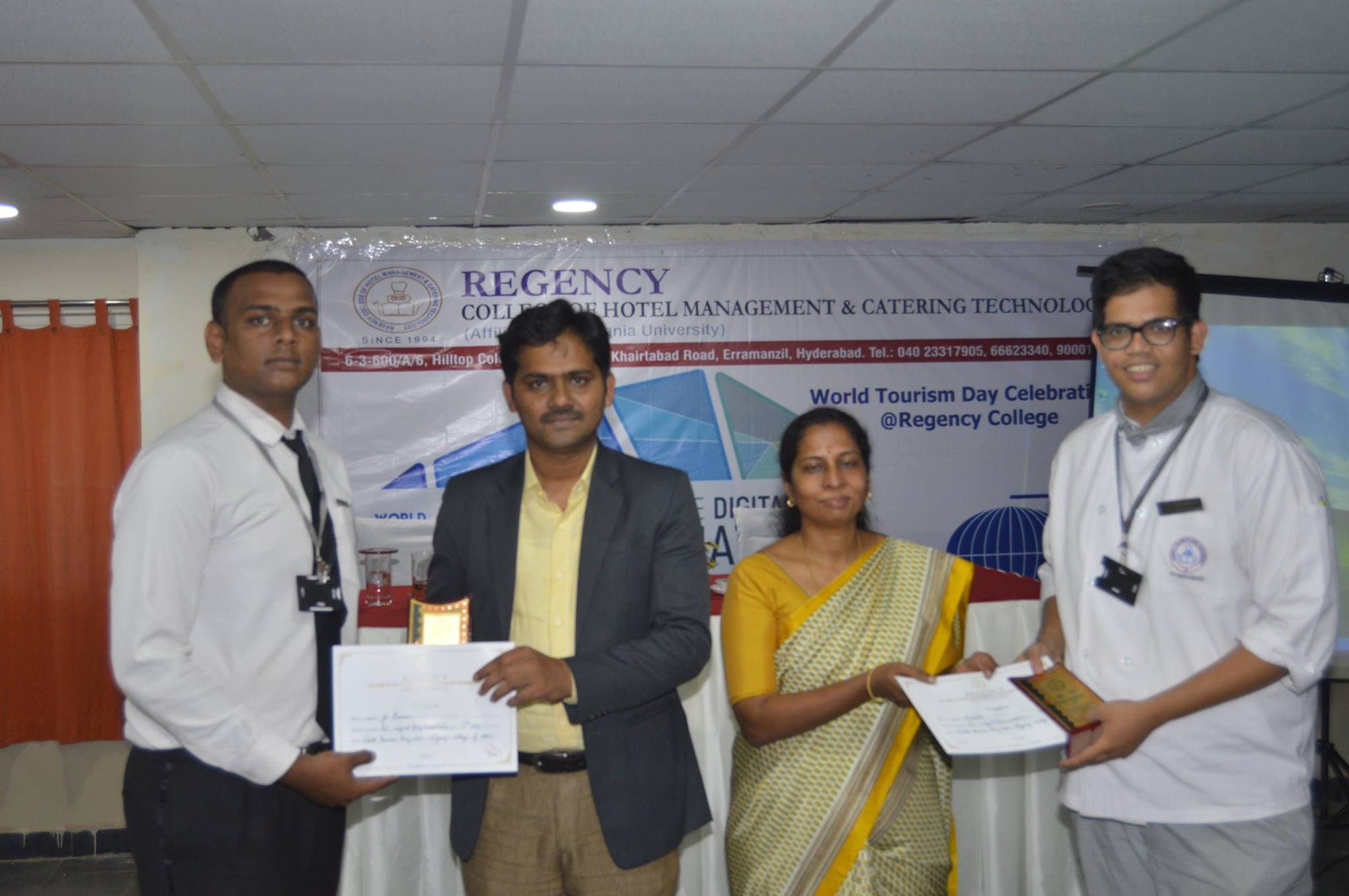 Regency College of Culinary Arts and Hotel Management Hyderabad World Tourism Day Celebration photo 8