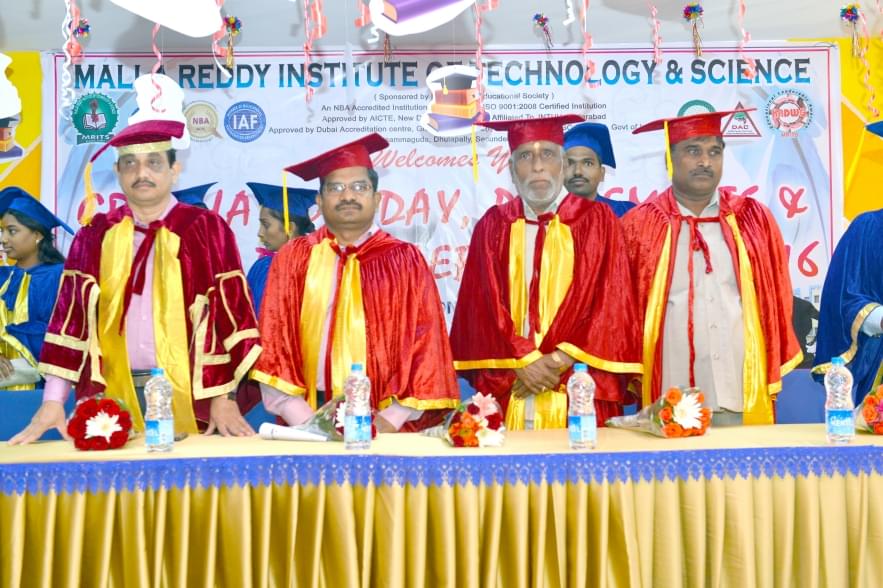 Malla Reddy Institute of Technology and Science Hyderabad Graduation Day photo 11