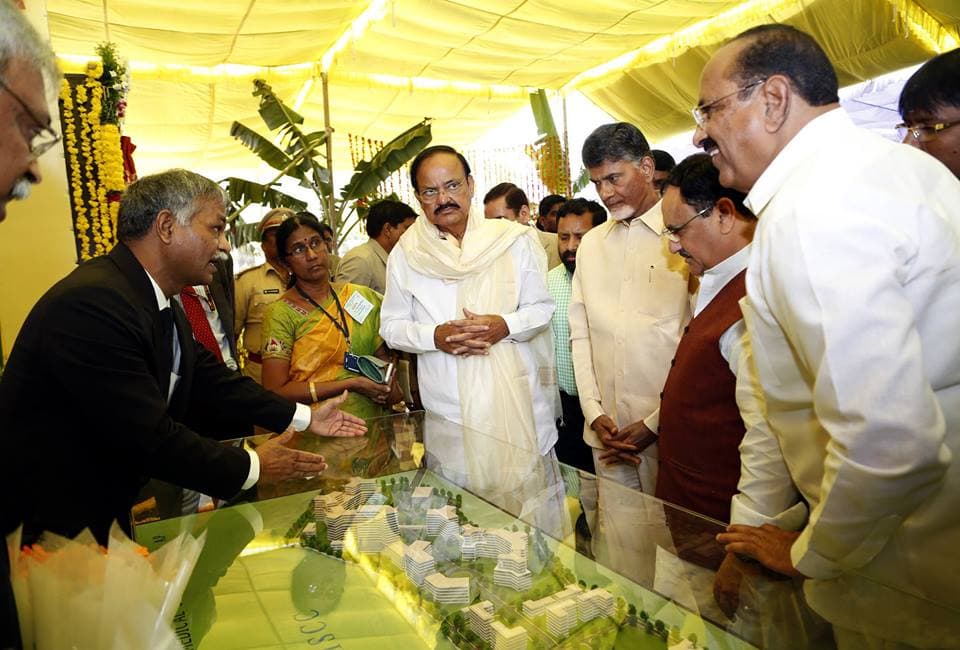 AIIMS Mangalagiri Foundation Laying Ceremony photo 2