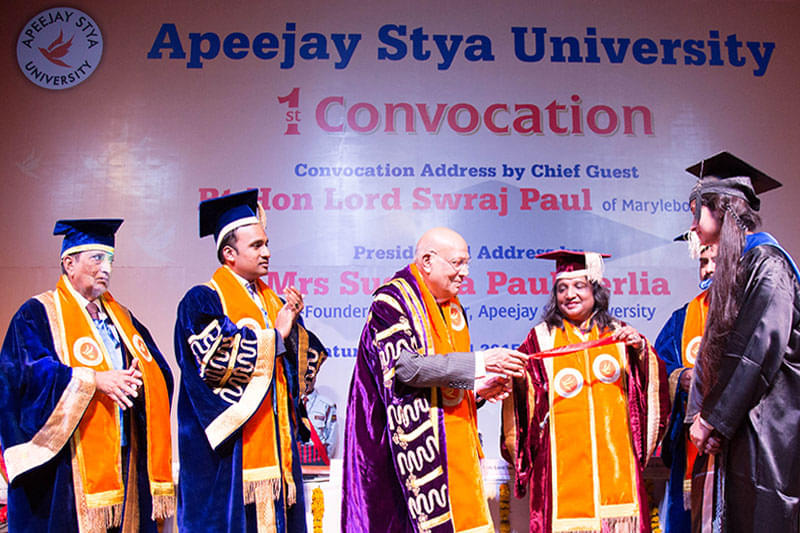 School of Legal Studies, Apeejay Stya University Gurgaon Convocation photo 3