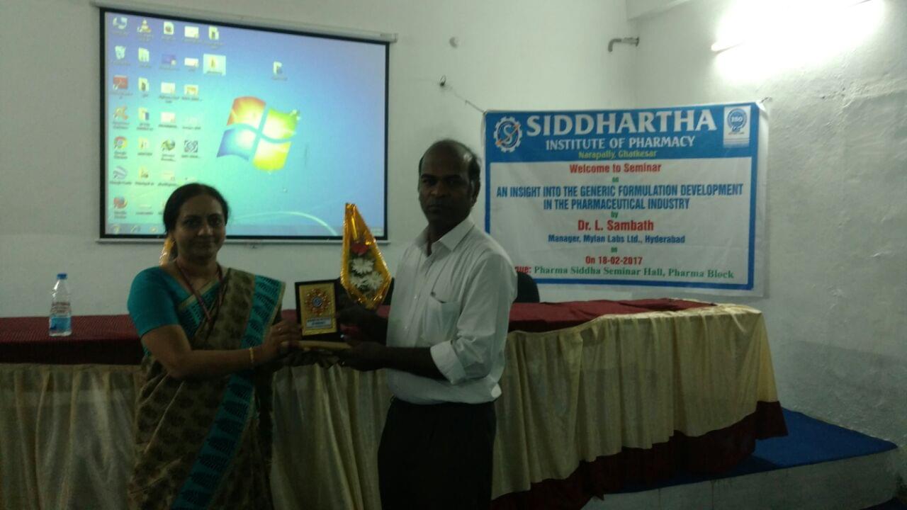 Siddhartha Institute of Pharmacy Hyderabad SIP photo 3