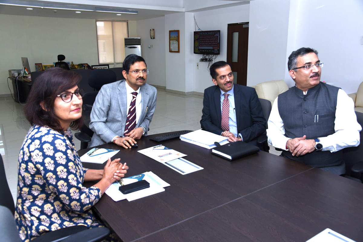 Gujarat Maritime University Gandhinagar Launch of the Gujarat Maritime University website photo 1