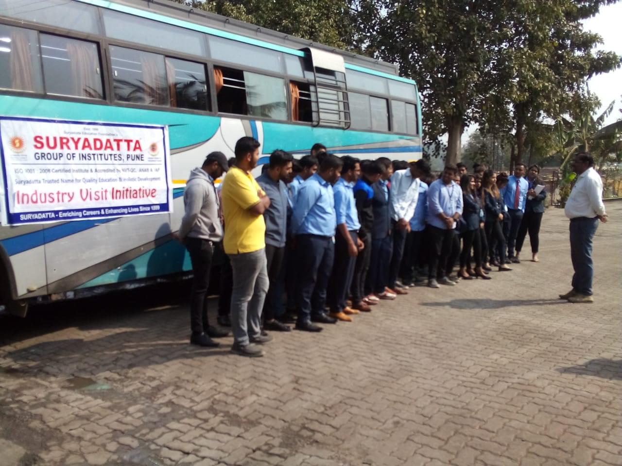 Suryadatta College of Management, Information Research and Technology Pune Industrial Visit photo 2