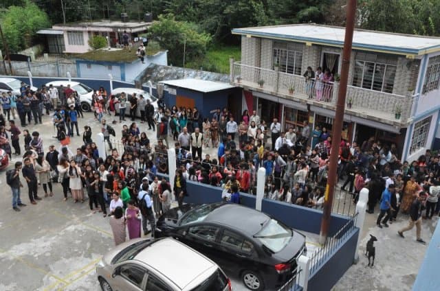 Martin Luther Christian University Shillong Mock Drill 2016 photo 5