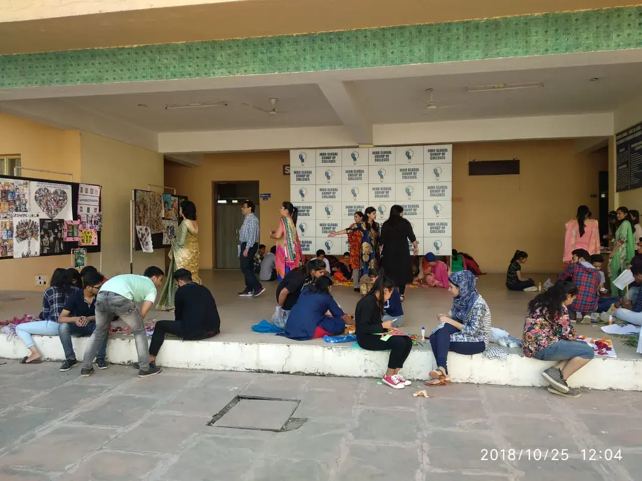 Indo Global Group of Colleges Mohali Collage Making Competition photo 2