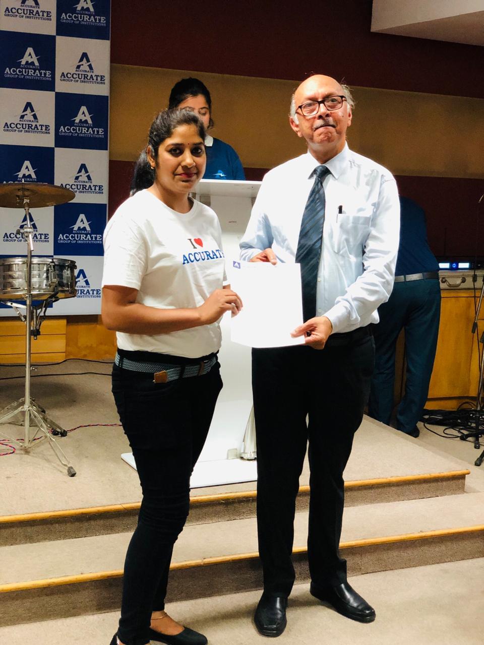 Accurate Institute of Management and Technology Greater Noida Internship Celebration photo 14