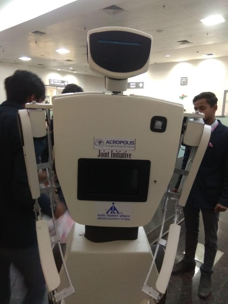 Acropolis Institute of Technology & Research Indore Airport Robot Project photo 1