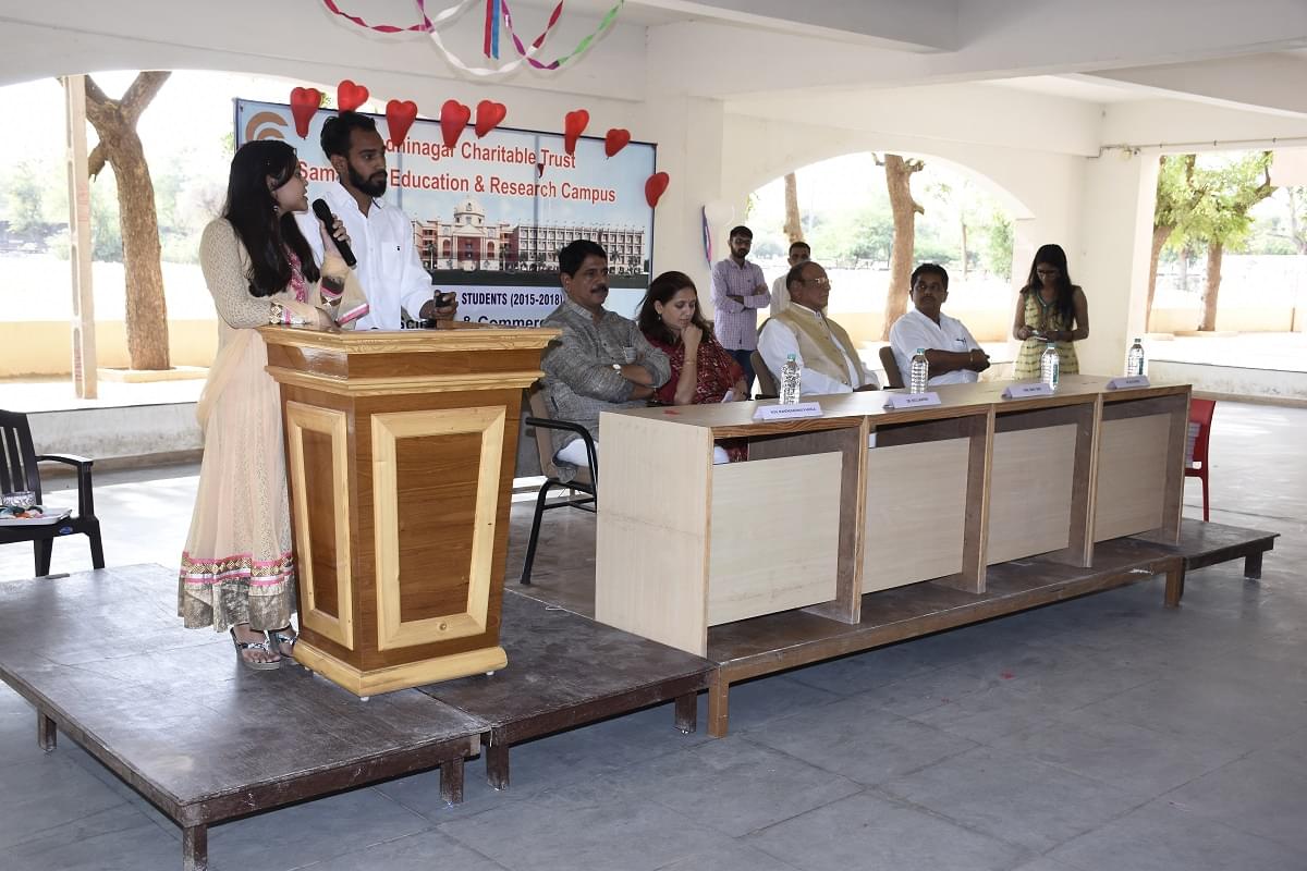 Samarpan Science and Commerce College Gandhinagar Farewell photo 1