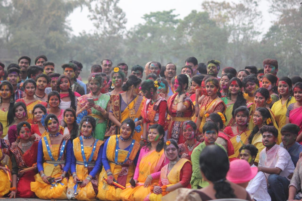 Ananda Chandra College Jalpaiguri Holi Celebration photo 1