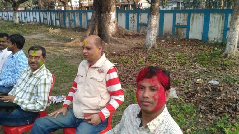 Ananda Chandra College Jalpaiguri Holi Celebration photo 4