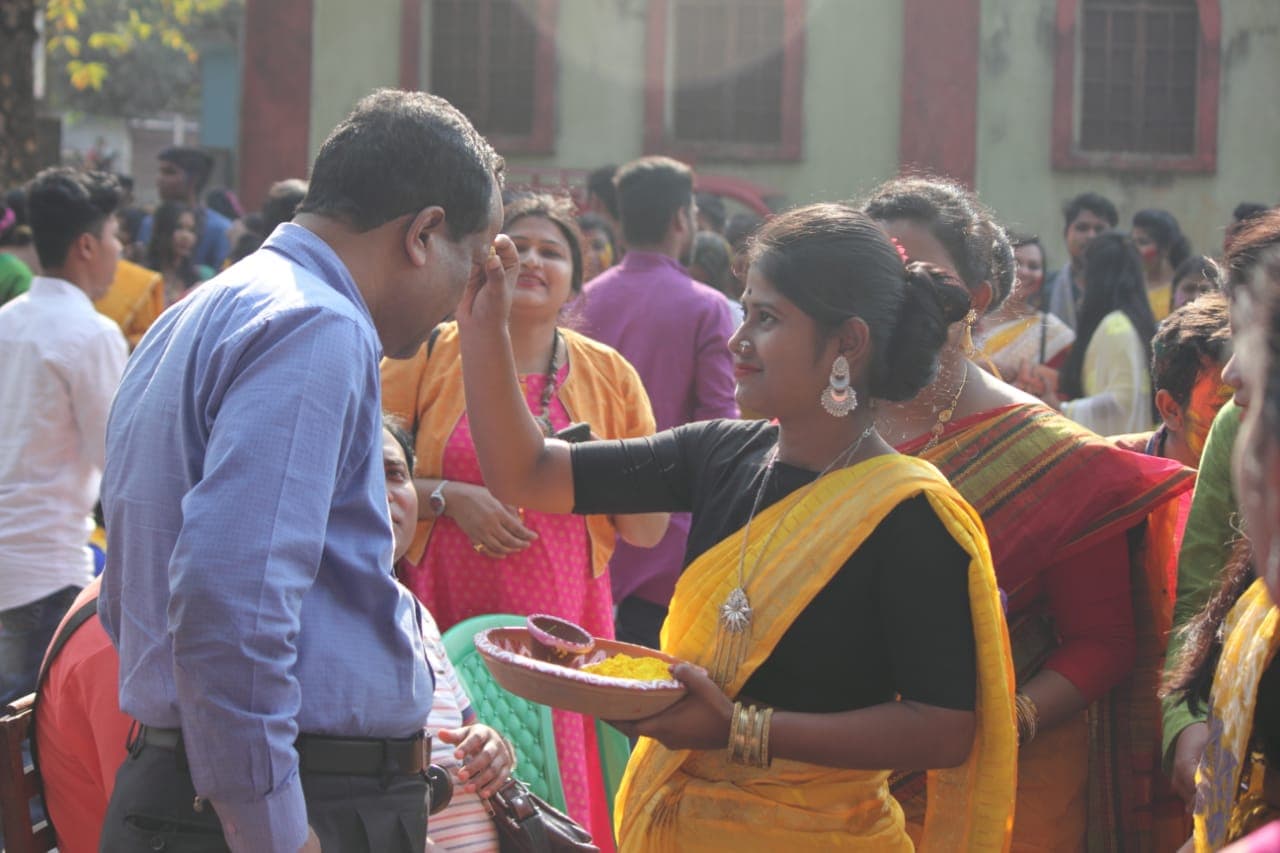 Ananda Chandra College Jalpaiguri Holi Celebration photo 6