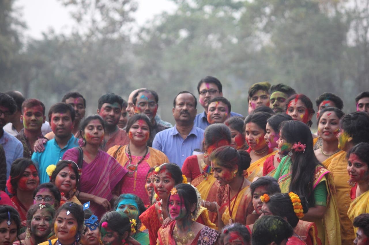 Ananda Chandra College Jalpaiguri Holi Celebration photo 8
