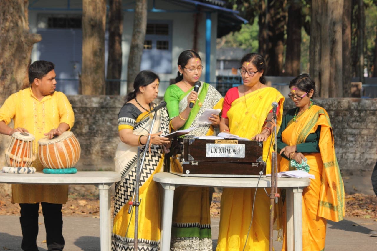Ananda Chandra College Jalpaiguri Holi Celebration photo 9