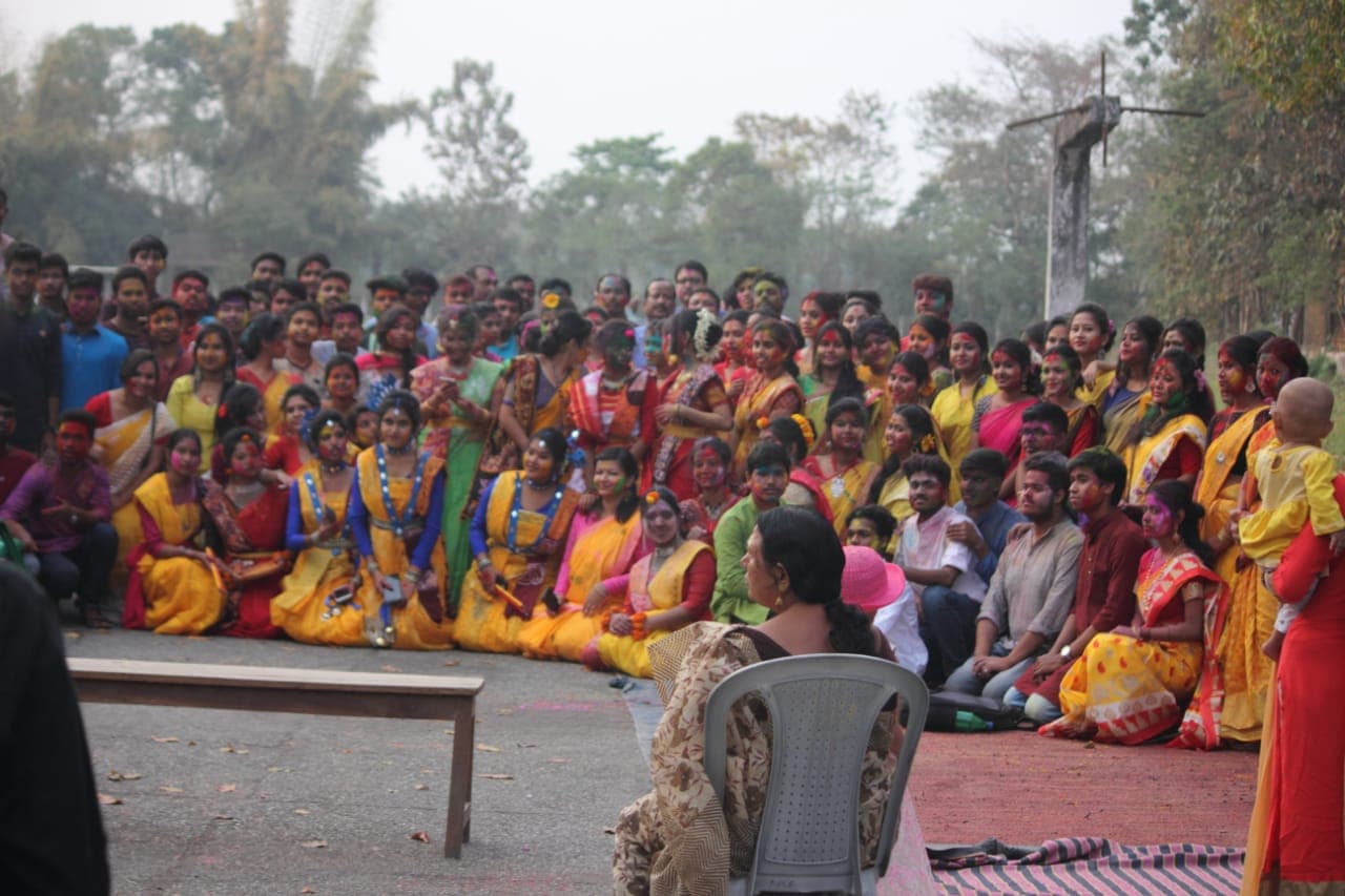 Ananda Chandra College Jalpaiguri Holi Celebration photo 5