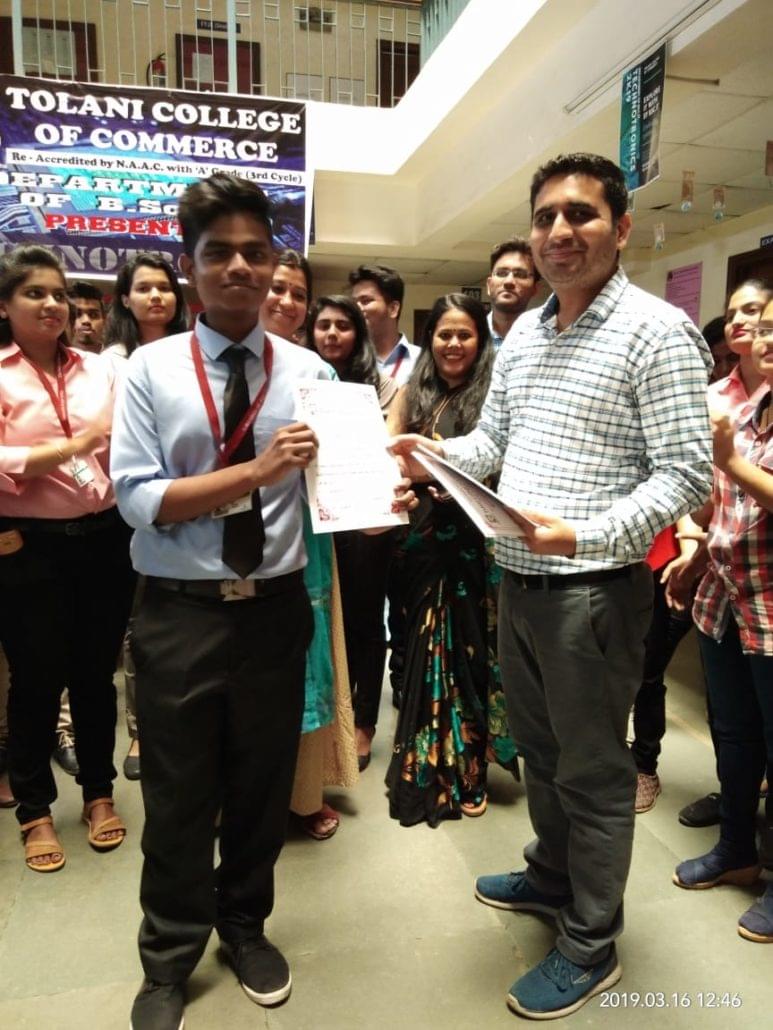 Tolani College of Commerce Mumbai Extra Curriculars photo 11