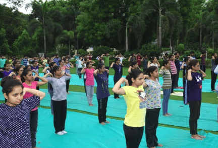Anand Agricultural University Yoga Day photo 1