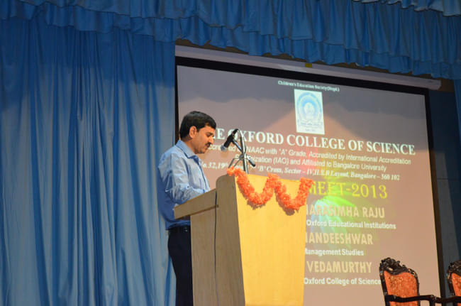 The Oxford College of Science Bangalore Events and Activities photo 1
