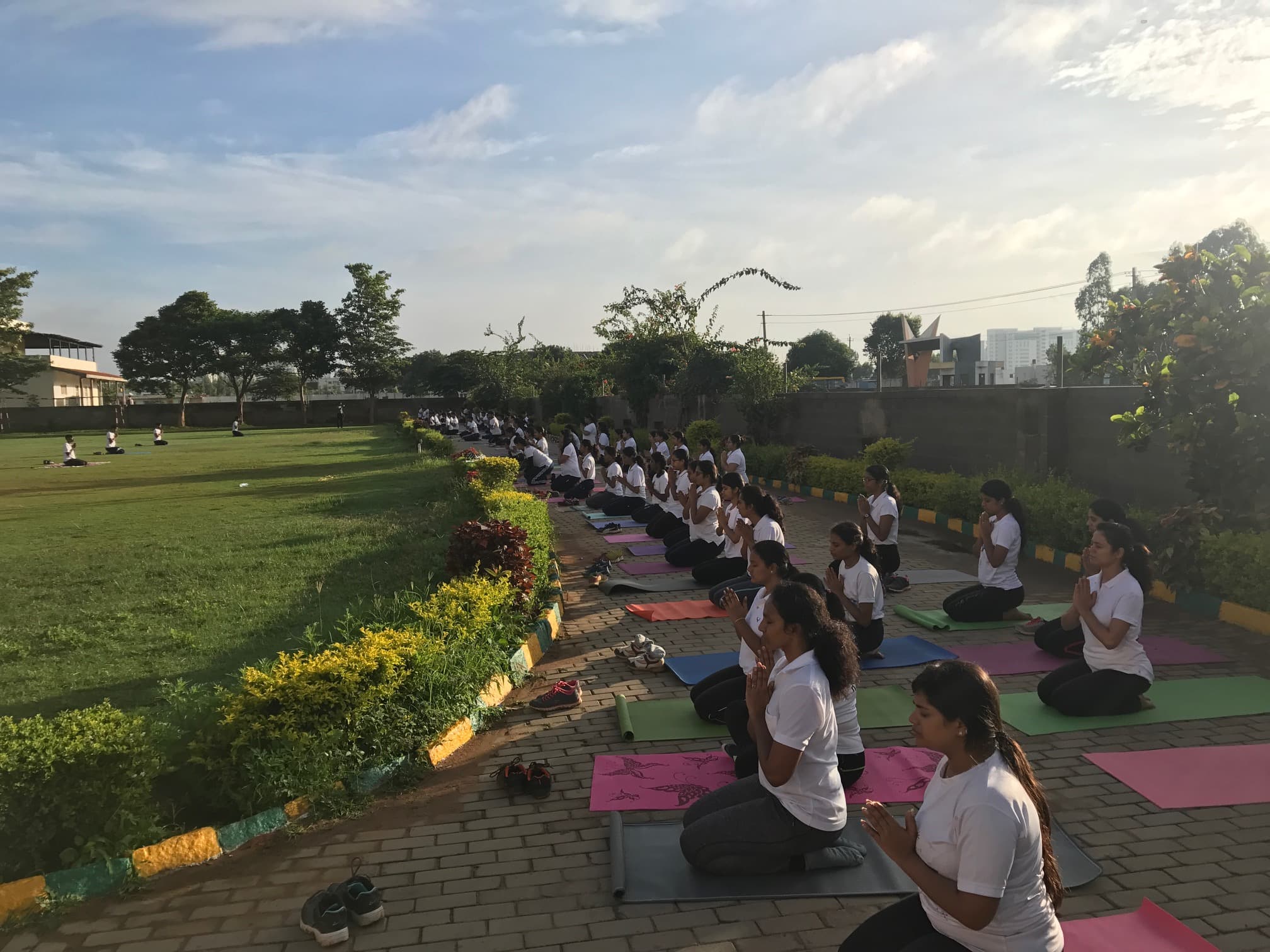 IFIM Law School Bangalore World Yoga Day photo 2