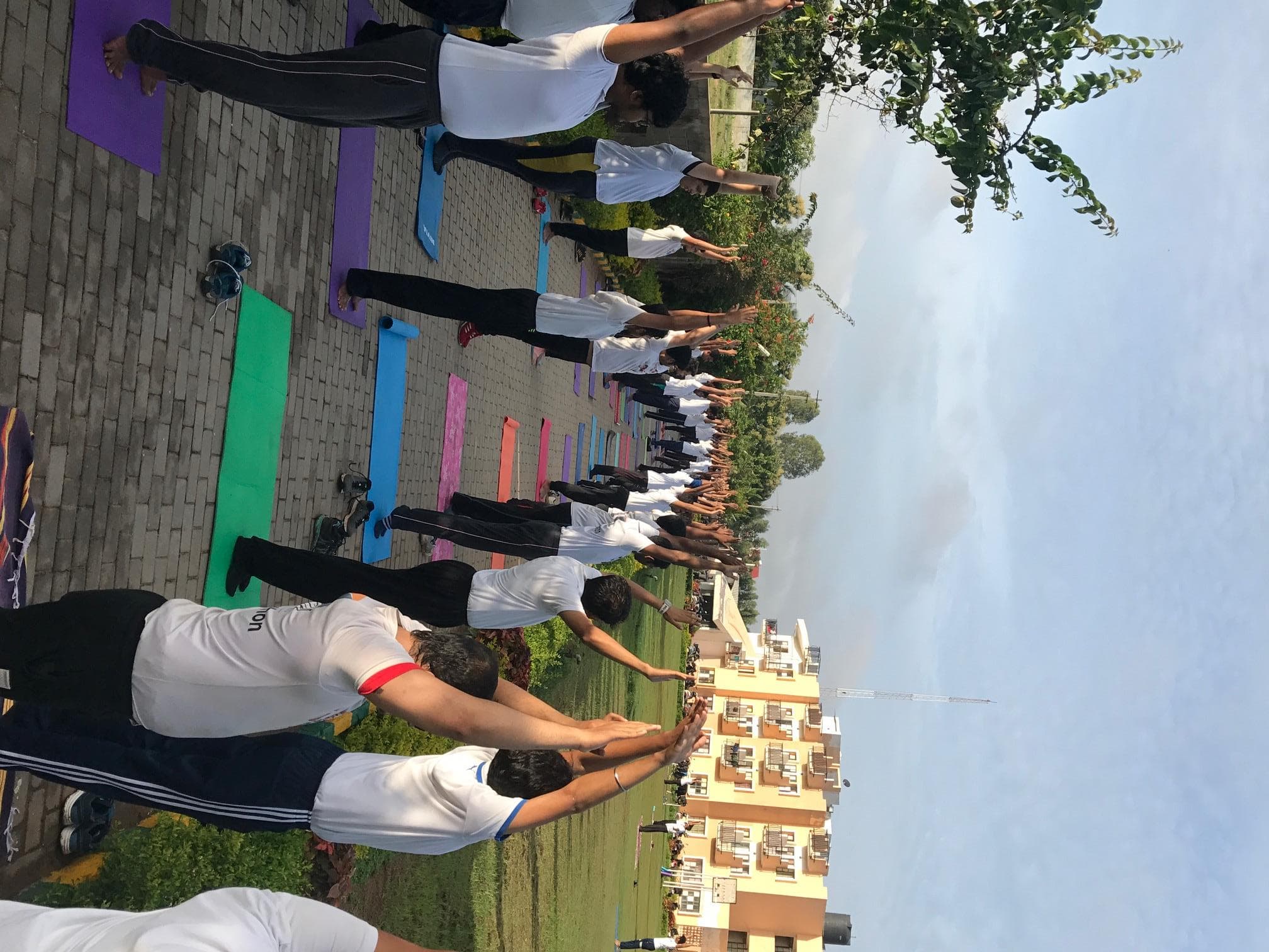 IFIM Law School Bangalore World Yoga Day photo 3
