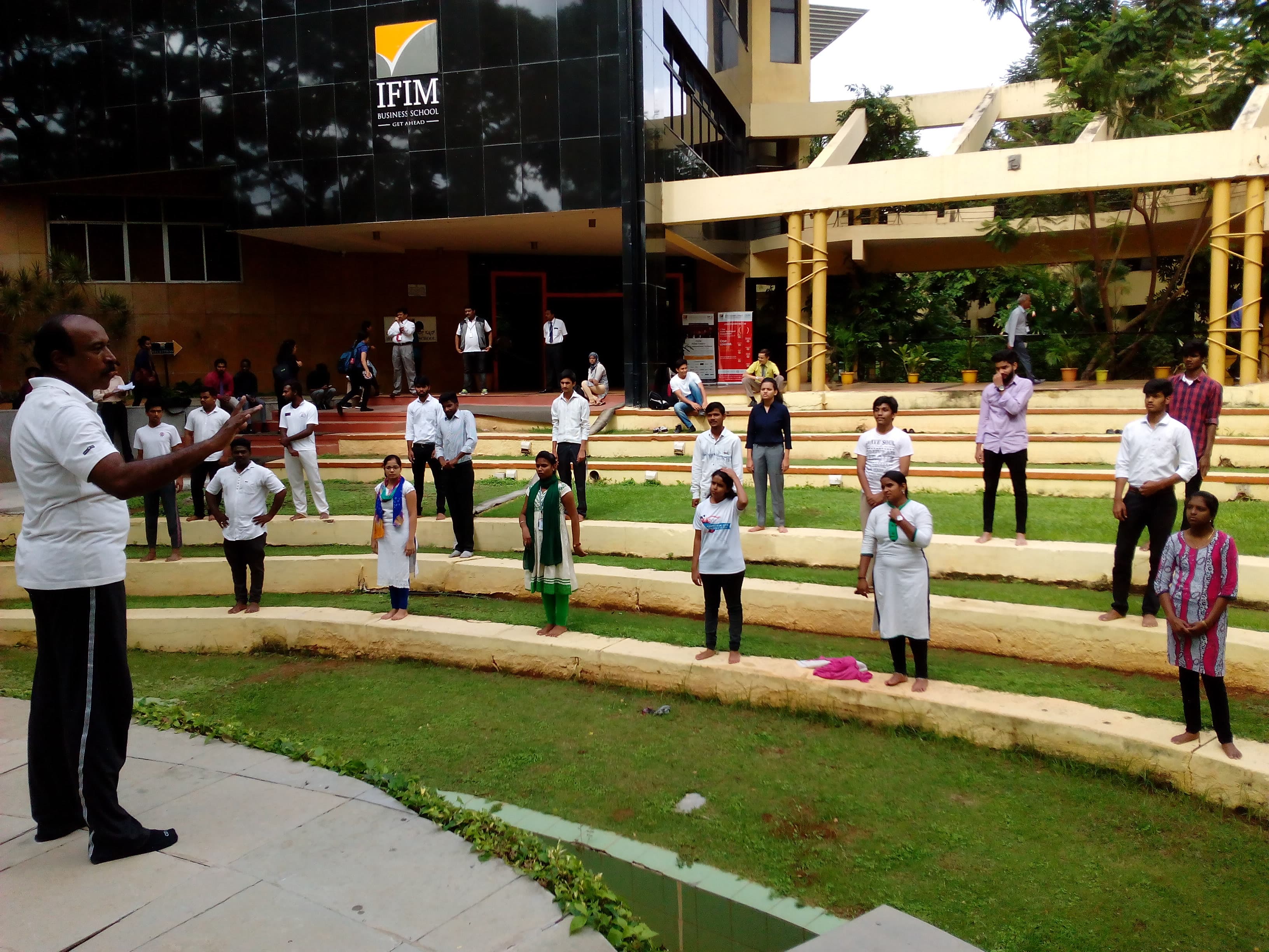 IFIM Law School Bangalore World Yoga Day photo 6