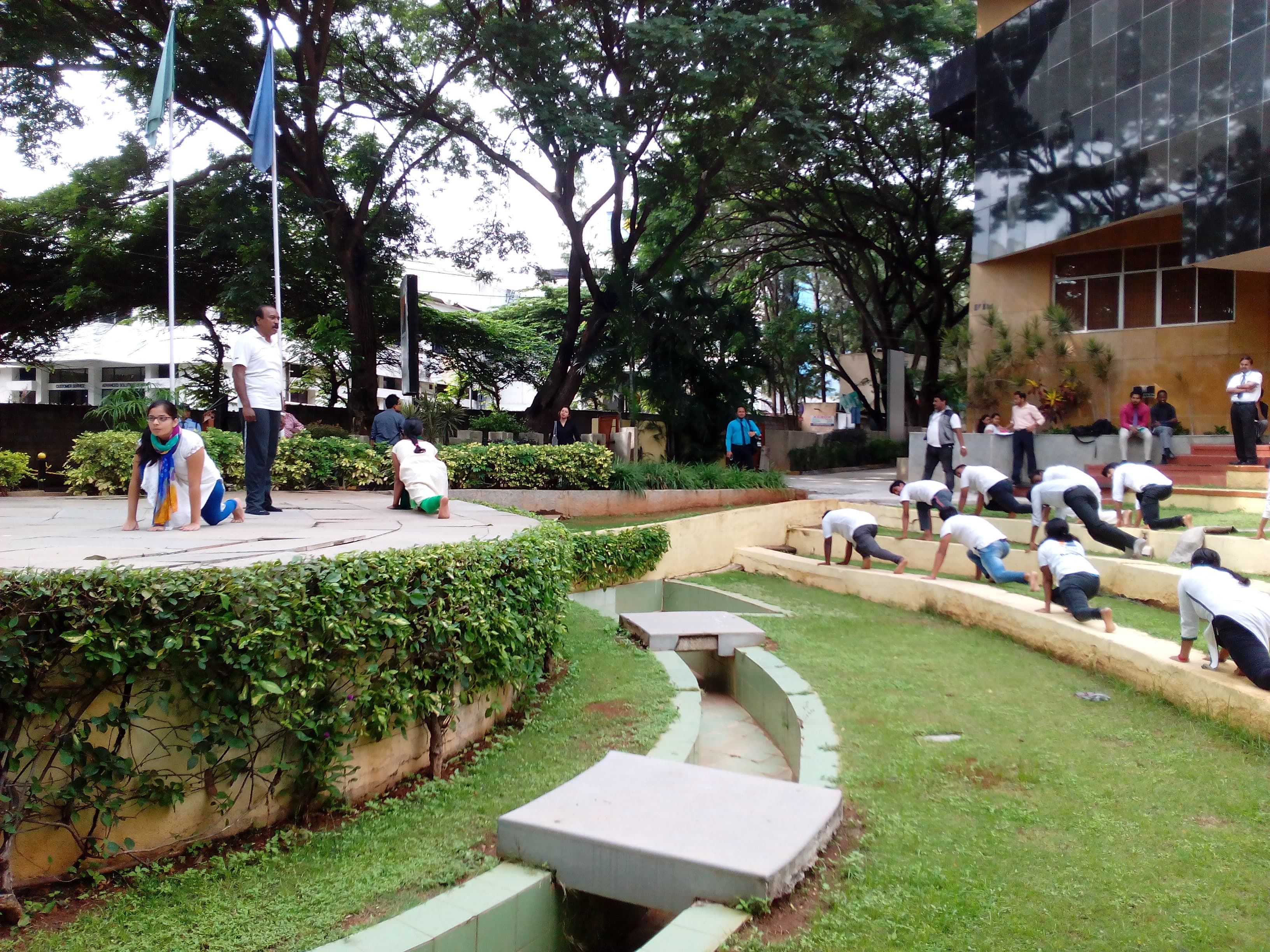 IFIM Law School Bangalore World Yoga Day photo 7