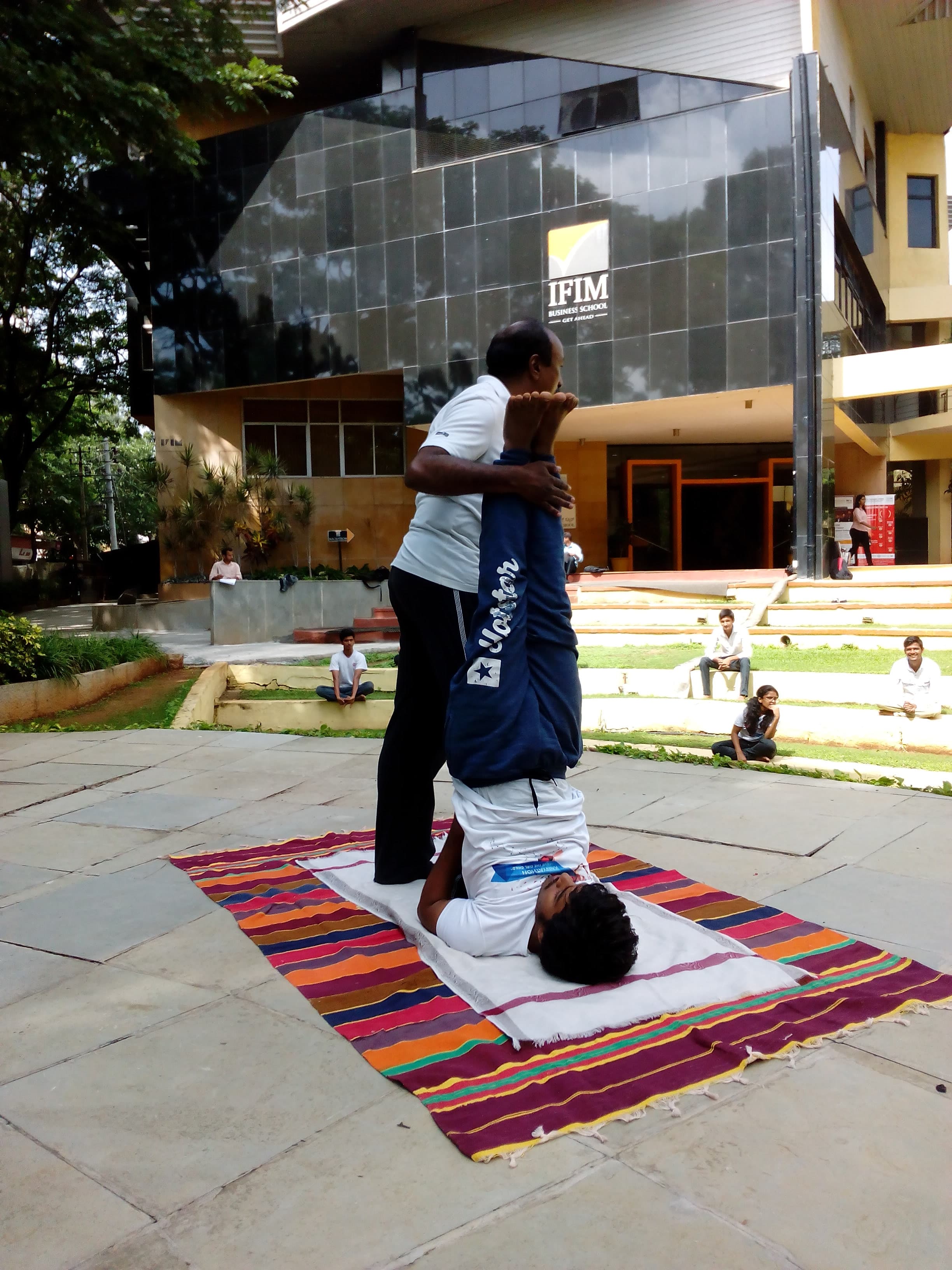 IFIM Law School Bangalore World Yoga Day photo 11
