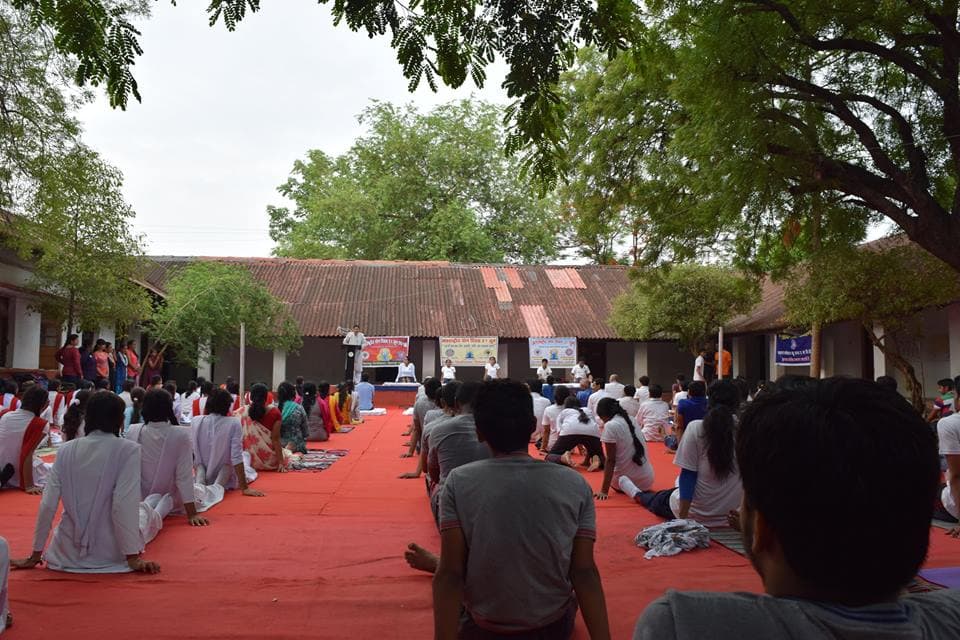 Bilaspur University International Yoga Day photo 1