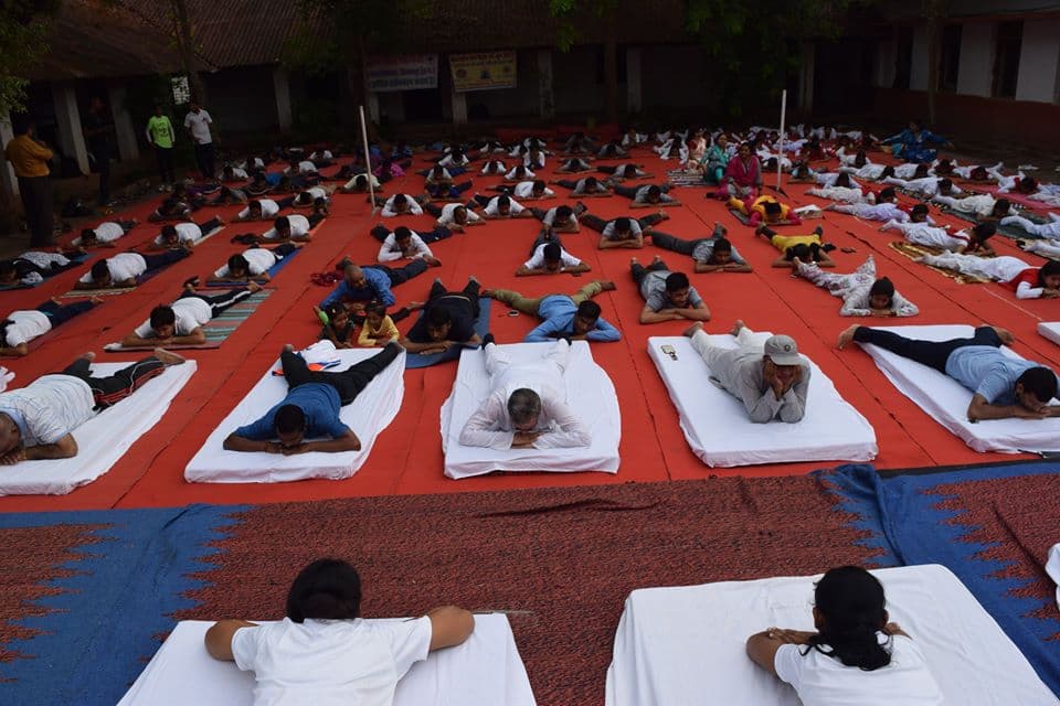 Bilaspur University International Yoga Day photo 3