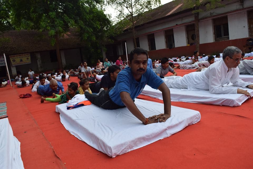 Bilaspur University International Yoga Day photo 4