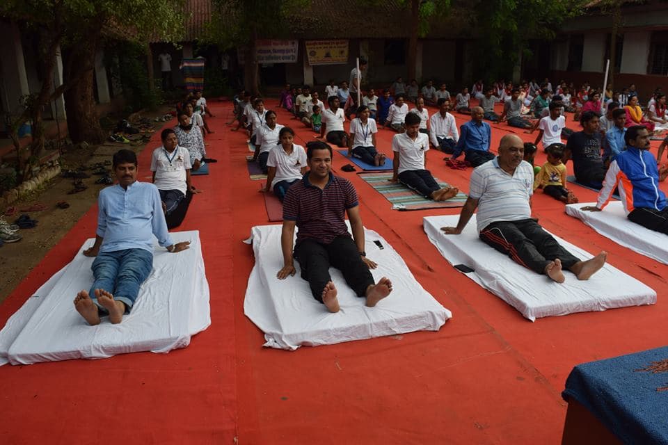 Bilaspur University International Yoga Day photo 5