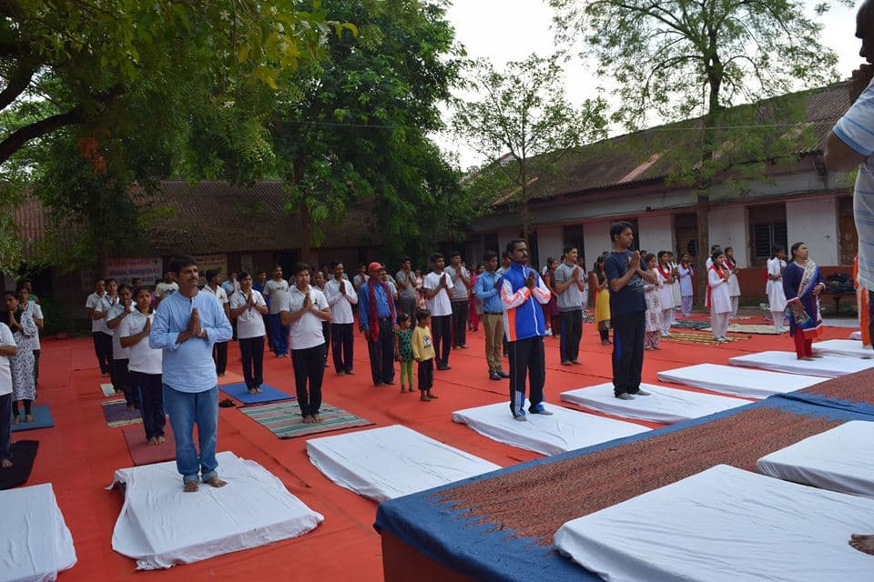 Bilaspur University International Yoga Day photo 7