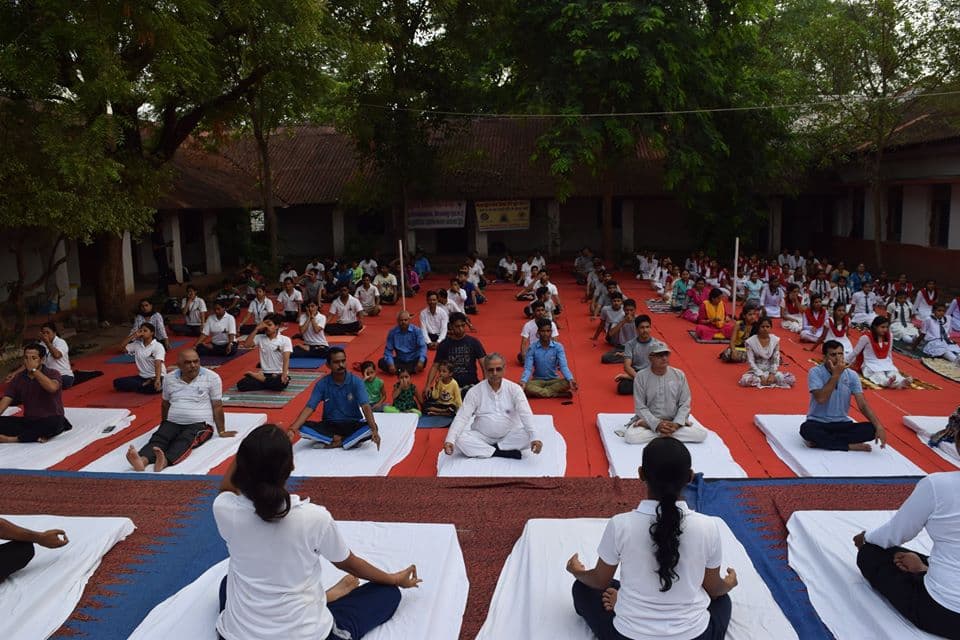 Bilaspur University International Yoga Day photo 8