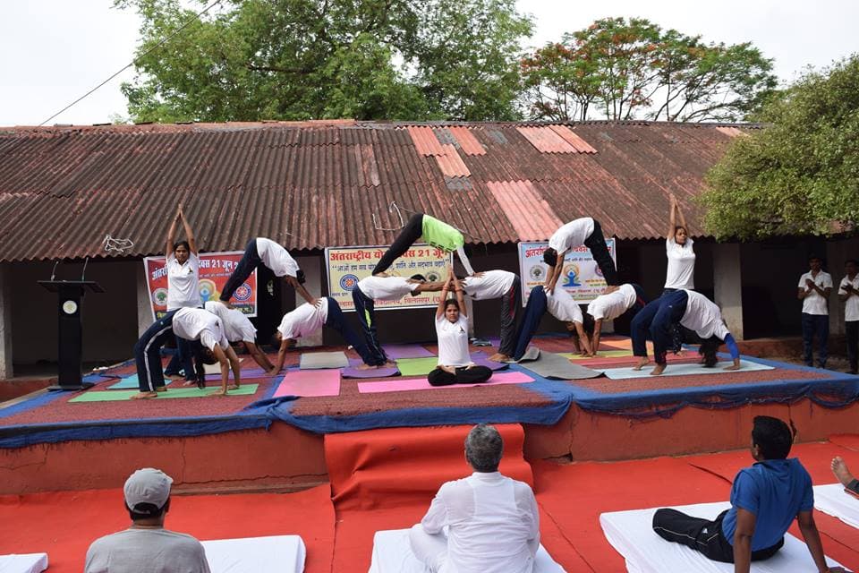 Bilaspur University International Yoga Day photo 9